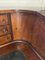 Antiker freistehender edwardianischer Carlton House Schreibtisch aus Mahagoni und Seidenholz mit Intarsien 14