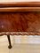 Mesa de juegos estilo Chippendale George III antigua de caoba tallada, Imagen 17
