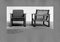 Oak & Teakwood 246 Lounge Chair by Børge Mogensen for Fredericia, 1957, Set of 2 20
