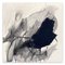 Adrienn Krahl, Monochrome Abstraction Part 1, 2021, acrilico, grafite e carbone su tela, Immagine 1