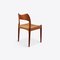 Teak and Paper Cord Dining Chairs by Niels Moller, 1960s, Set of 6 5
