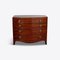 Georgian Bow Fronted Walnut Chest of Drawers 2