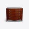 Georgian Bow Fronted Walnut Chest of Drawers, Image 1