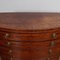 Georgian Bow Fronted Walnut Chest of Drawers, Image 9