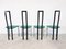 Vintage Postmodern Dining Chairs by Cattelan Italia, 1980s, Set of 4 5