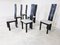High Back Dining Chairs, 1980s, Set of 6 5