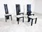 High Back Dining Chairs, 1980s, Set of 6 4