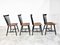 Mid-Century Dining Chairs by Sven Erik Fryklund for Haga Fors, 1960s, Set of 4 5