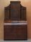 Italian Hardwood Cylinder Bureau Bookcase Desk 3