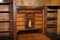 Italian Hardwood Cylinder Bureau Bookcase Desk 9