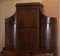 Italian Hardwood Cylinder Bureau Bookcase Desk 5
