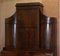 Italian Hardwood Cylinder Bureau Bookcase Desk, Image 5