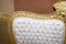 Antique Napoleon III Gold Giltwood Bergere Sofa Settee, 1870s 6