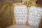 Antique Napoleon III Gold Giltwood Bergere Armchairs, 1870s, Set of 2 6
