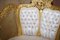 Antique Napoleon III Gold Giltwood Bergere Armchairs, 1870s, Set of 2, Image 6