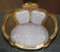 Antique Napoleon III Gold Giltwood Bergere Armchairs, 1870s, Set of 2, Image 7