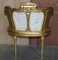 Antique Napoleon III Gold Giltwood Bergere Armchairs, 1870s, Set of 2 13