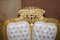 Antique Napoleon III Gold Giltwood Bergere Armchairs, 1870s, Set of 2 5