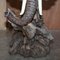 Lámpara de mesa con cabeza de elefante pintada a mano, Imagen 5