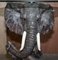 Handbemalter Elefantenkopf Lampentisch 4