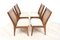 Sedie da pranzo Mid-Century in teak, Danimarca, anni '60, set di 4, Immagine 10