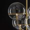 Vico Magistretti Suspension Lamp Lyndon Satin Gold by Oluce 3