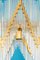 Gilt Brass and Crystal Glass Rods Chandelier from Palwa, Germany, 1970s, Image 4