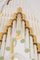 Gilt Brass and Crystal Glass Rods Chandelier from Palwa, Germany, 1970s, Image 9