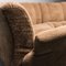 Four Seater Sofa in Brown in Brown Fabric, 1970s, Set of 4, Image 13