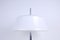 Space Age Table Lamp in Steel and White Plastic, 1970s, Image 3