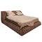 Capitone Style Bed with Buttoned Cotton Fabric 2
