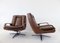 Brown Leather Chairs by Carl Straub, 1960s, Set of 2 16