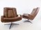 Brown Leather Chairs by Carl Straub, 1960s, Set of 2, Image 6