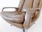 Brown Leather Chairs by Carl Straub, 1960s, Set of 2, Image 10