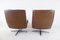 Brown Leather Chairs by Carl Straub, 1960s, Set of 2 8