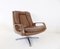 Brown Leather Chairs by Carl Straub, 1960s, Set of 2 22