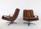 Brown Leather Chairs by Carl Straub, 1960s, Set of 2 20