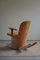 Sculptural Rocking Chair in Solid Pine by Matti Martikka, 1960s 2