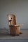 Rocking Chair Sculpturale en Pin Massif par Matti Martikka, 1960s 10