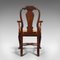 Antique Georgian Marquetry Elbow Chair, Dutch, 1800 6