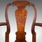 Antique Georgian Marquetry Elbow Chair, Dutch, 1800 9