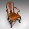 Antique Georgian Marquetry Elbow Chair, Dutch, 1800, Image 7