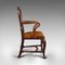 Antique Georgian Marquetry Elbow Chair, Dutch, 1800 4