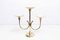 Art Deco Brass Candlestick, Image 1