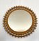 Round Bamboo Mirror, 1970s, Image 8