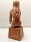 Art Deco Style Terracotta Sitting Nude Sculpture from Kelemen, 1973 4