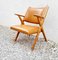 Fauteuil Mid-Century en Faux Cuir Marron par Dal Vera, Italie, 1960s 7