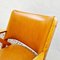 Mid-Century Modern Armchair in Brown Faux Leather by Dal Vera, Italy, 1960s 5