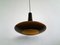 Large Brown Murano Glass Pendant Lamp from Peill & Putzler, Germany 3
