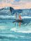 Arctic Sea, Oil on Canvas, Framed, Image 5
